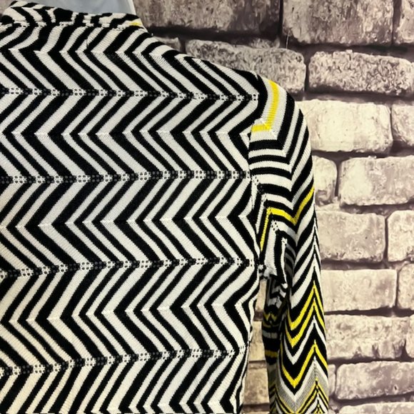 Cache No Close Shawl Front 3/4 Sleeve Sweater Size M - Picture 6 of 8